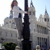 Aracely at the Palace Royal in Madrid, Spain
