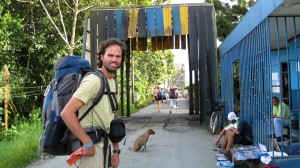 Jason Entering Panama at the Border Crossing
