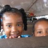Sisters Julia & Jesenia on Panama Bus
