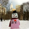 Photo of the Day: Snowman in NYC 2024 Winter Blizzard